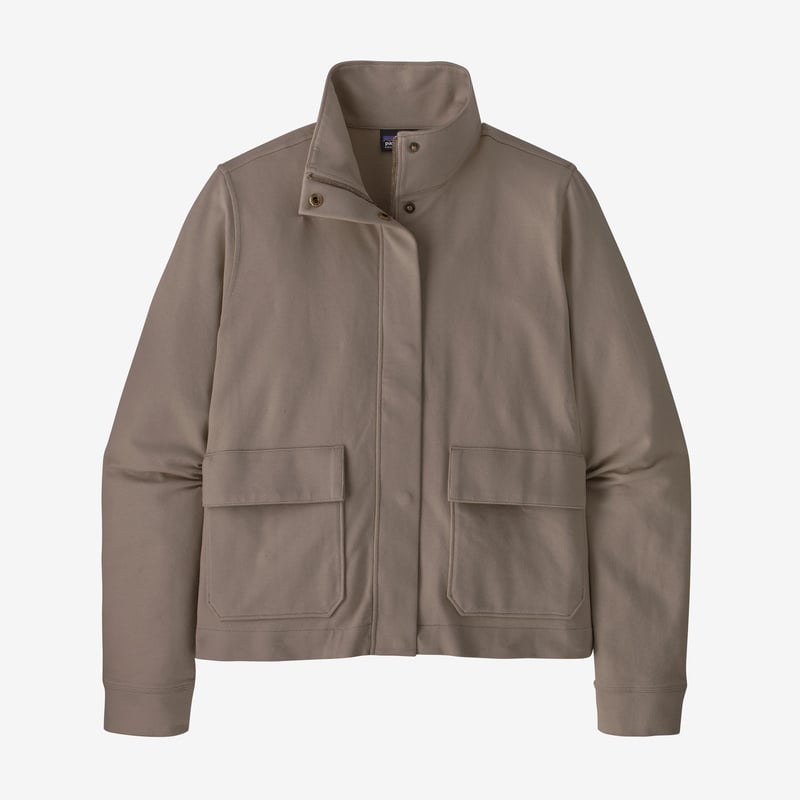 Patagonia Women's Organic Cotton Roaming Layering Shirt Jacket - Furry Taupe