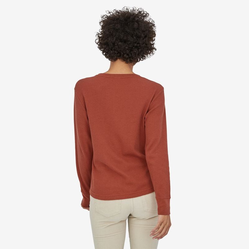 Patagonia Women's Waffle Henley - Burnished Red