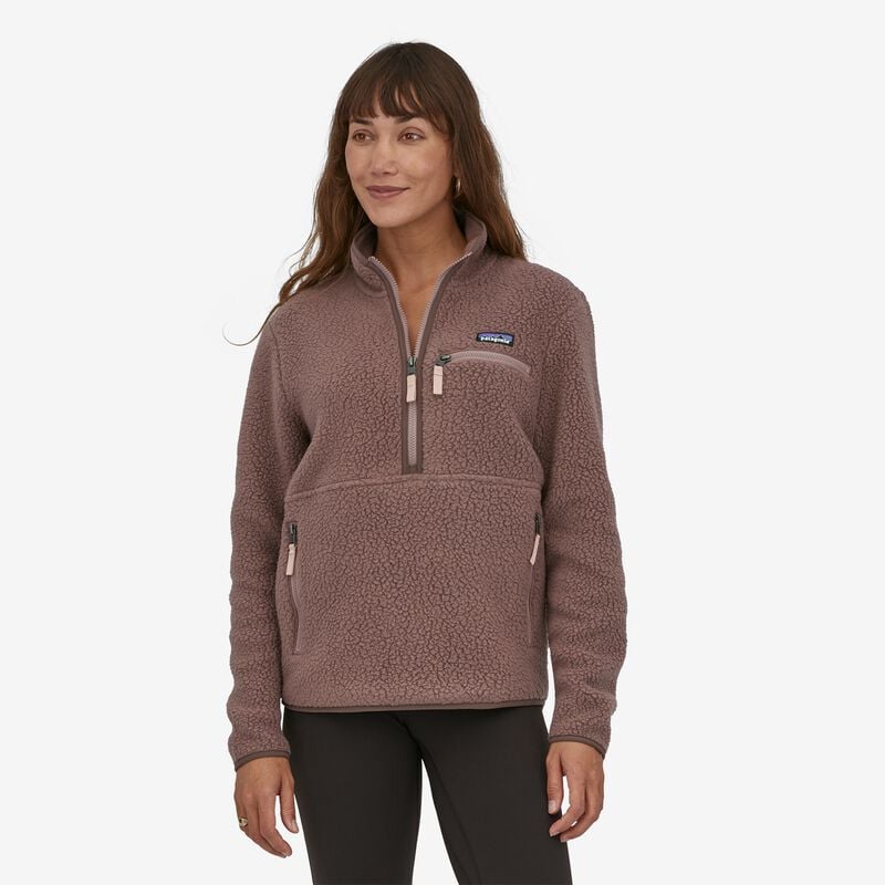 Patagonia Women's Retro Pile Fleece Marsupial - Dusky Brown