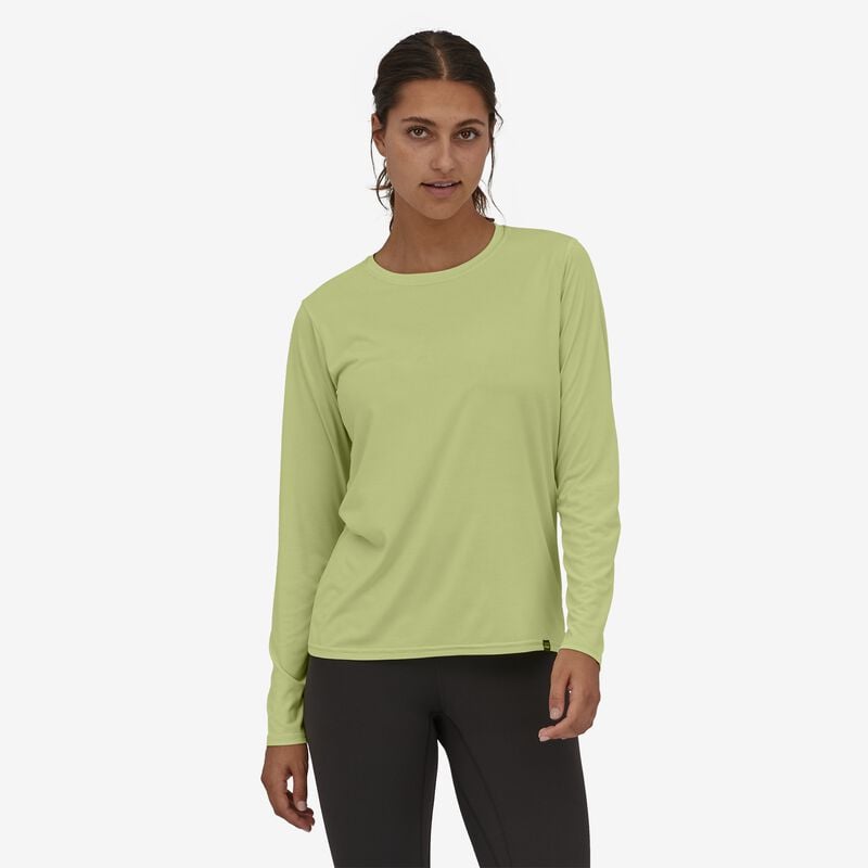Patagonia Women's Long-Sleeved Capilene® Cool Daily Shirt - Jellyfish Yellow - Isla Yellow X-Dye