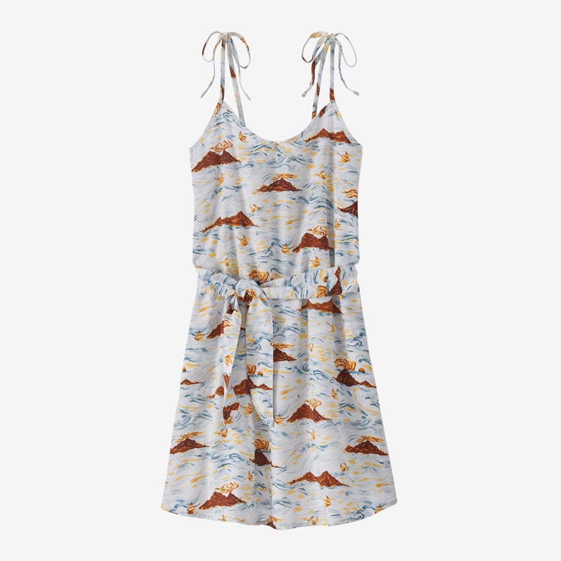 Patagonia Women's Pataloha® Tie Dress - Island Currents: White