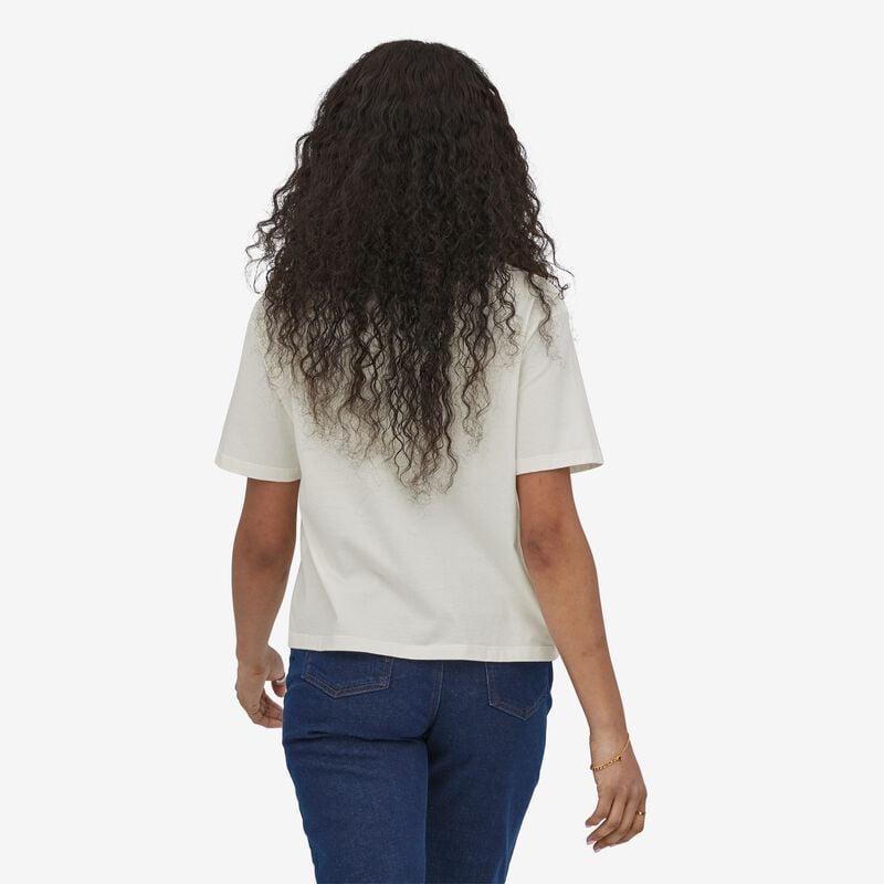 Patagonia Women's '73 Skyline Organic Easy Cut Pocket Tee - Birch White