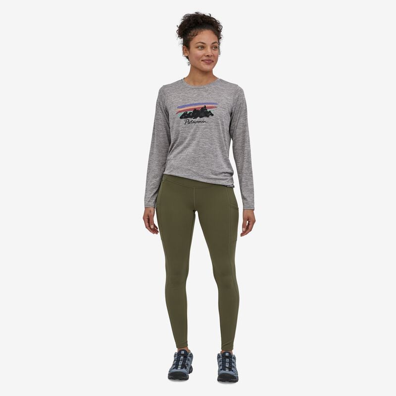 Patagonia Women's Pack Out Tights - Basin Green