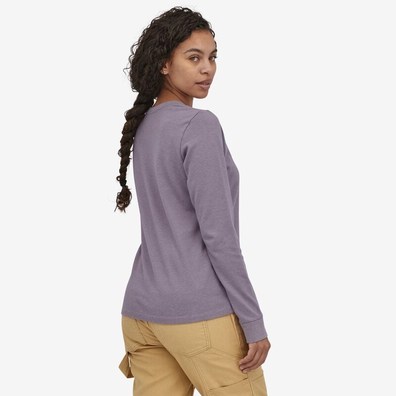 Patagonia Women's Long-Sleeved Work Pocket T-Shirt - Hemlock Green