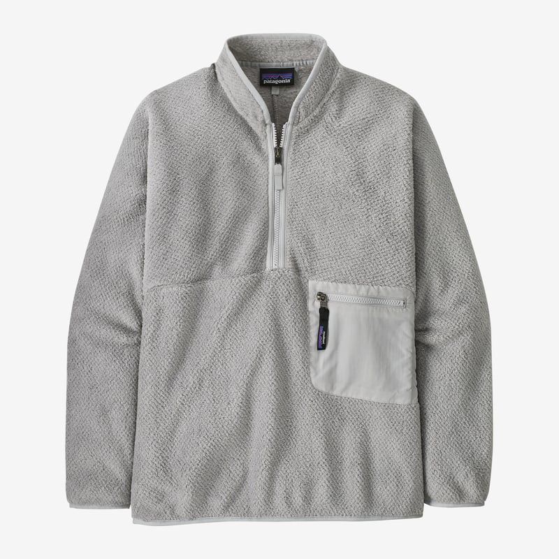 Patagonia Women's Re-Tool Fleece 1/2-Zip Pullover - Tailored Grey - Salt Grey X-Dye