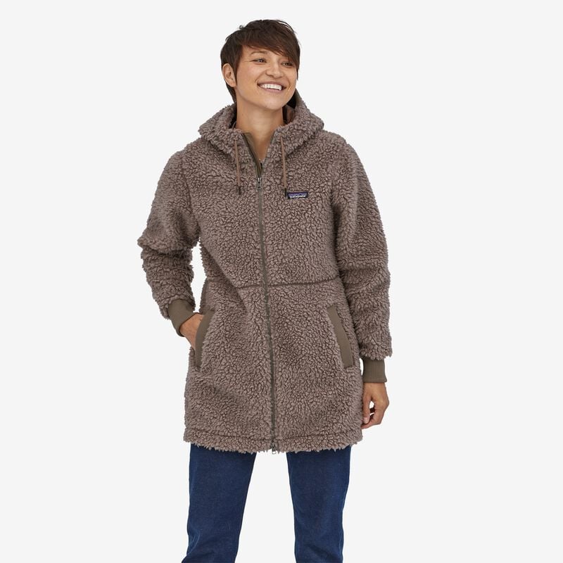Patagonia Women's Dusty Mesa Fleece Parka - Furry Taupe