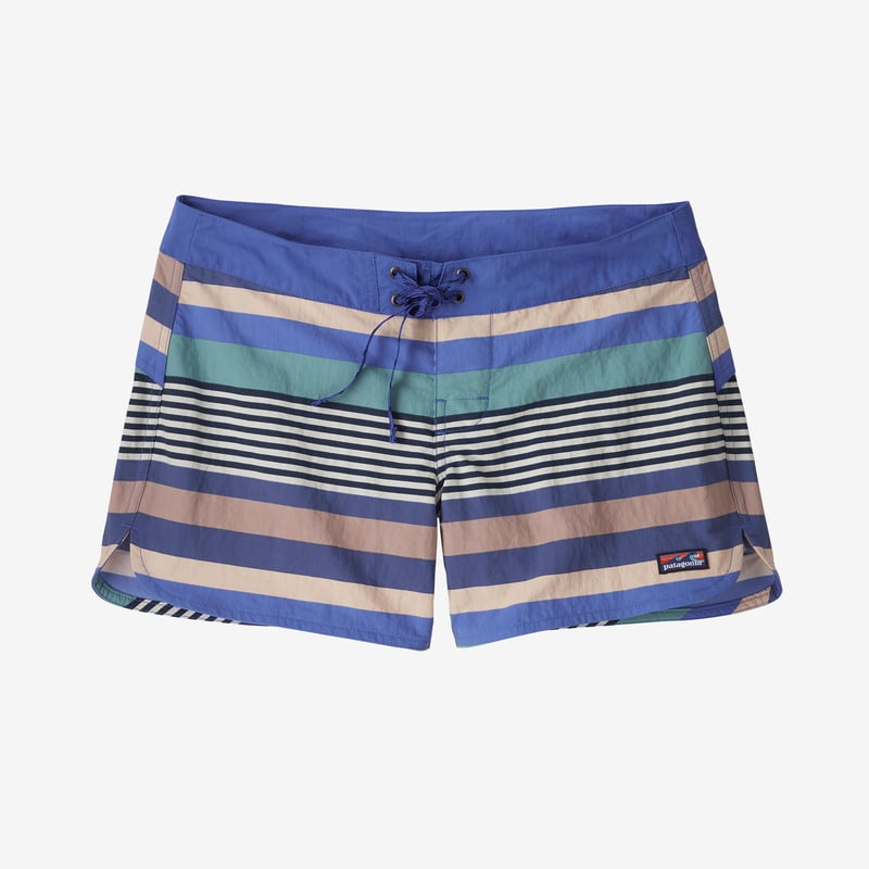 Patagonia Women's Wavefarer® Boardshorts - 5" - Fitz Stripe Small: Float Blue