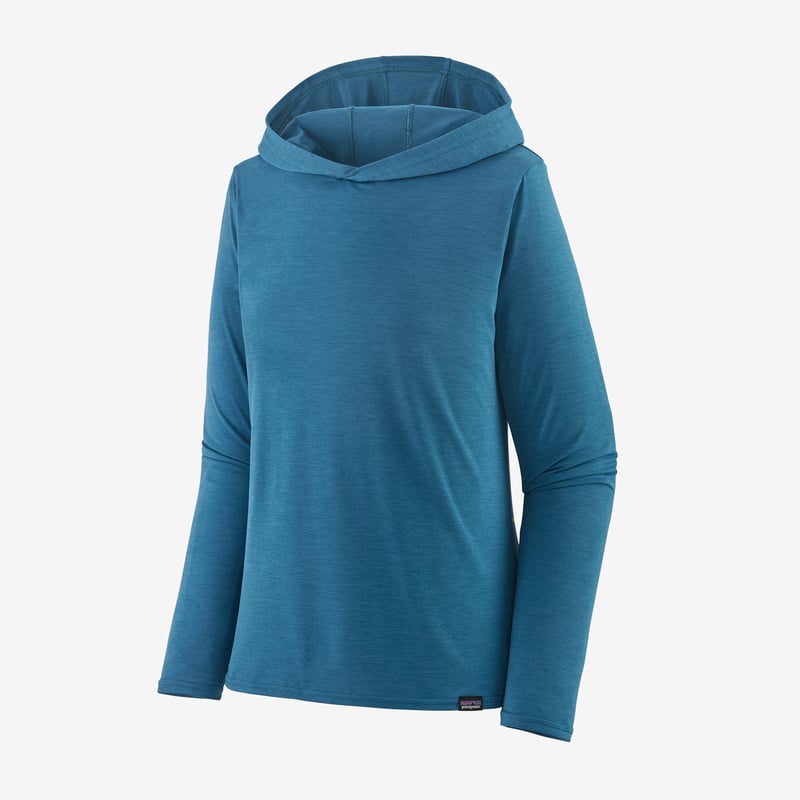 Patagonia Women's Capilene® Cool Daily Hoody - Wavy Blue - Light Wavy Blue X-Dye