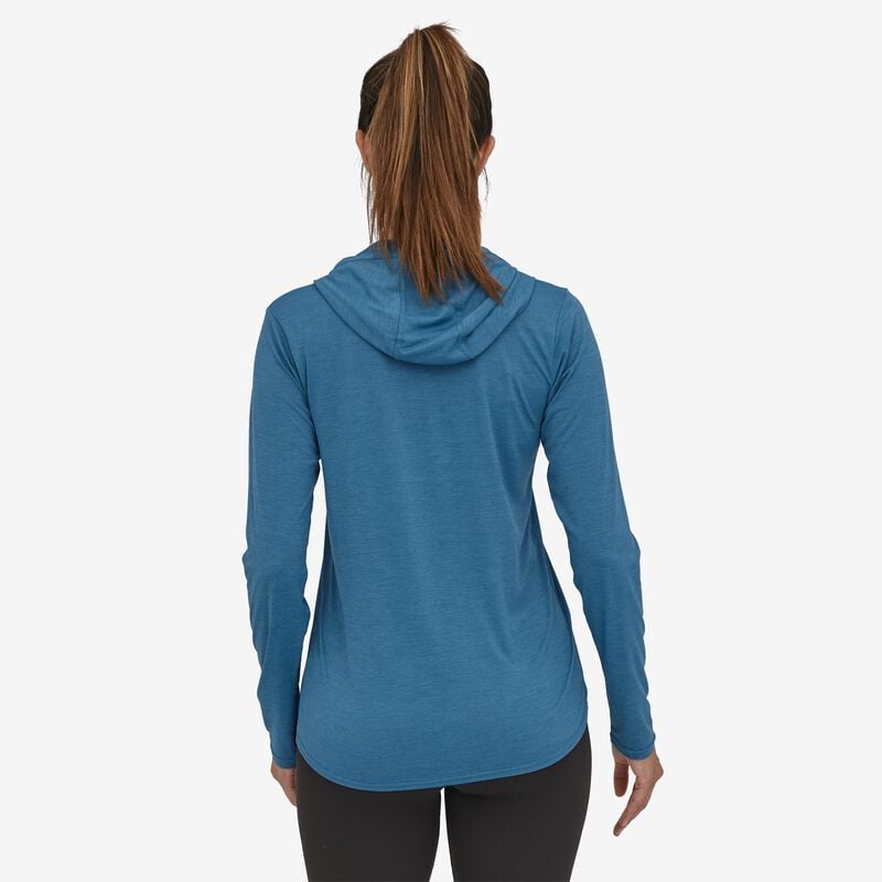 Patagonia Women's Capilene® Cool Daily Hoody - Wavy Blue - Light Wavy Blue X-Dye
