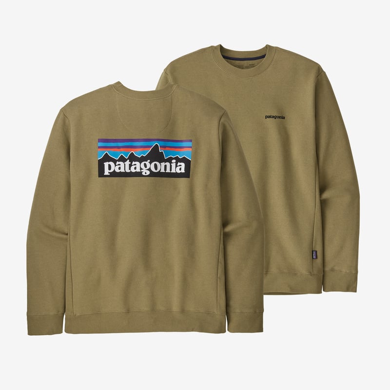 Patagonia P-6 Logo Uprisal Crew Sweatshirt - Moray Khaki