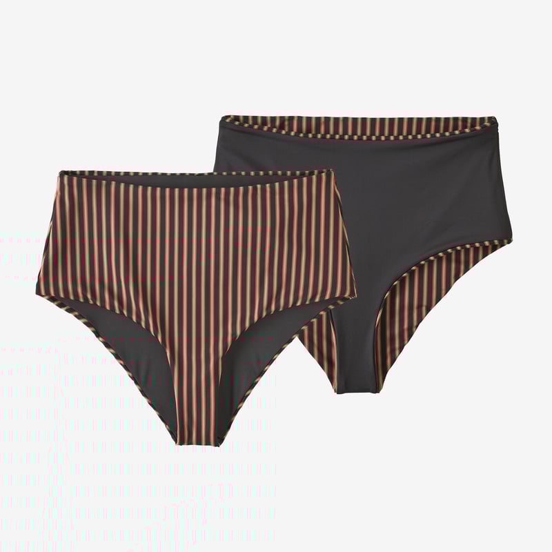 Patagonia Women's Sunrise Slider Bikini Bottoms - Calm Waters: Ink Black
