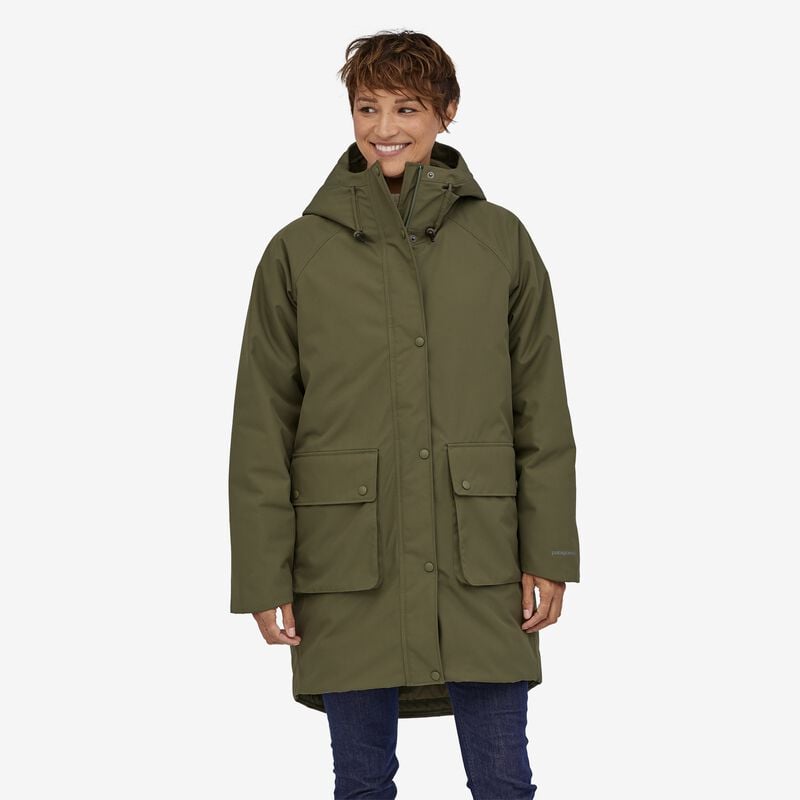 Patagonia Women's Great Falls Insulated Parka - Basin Green