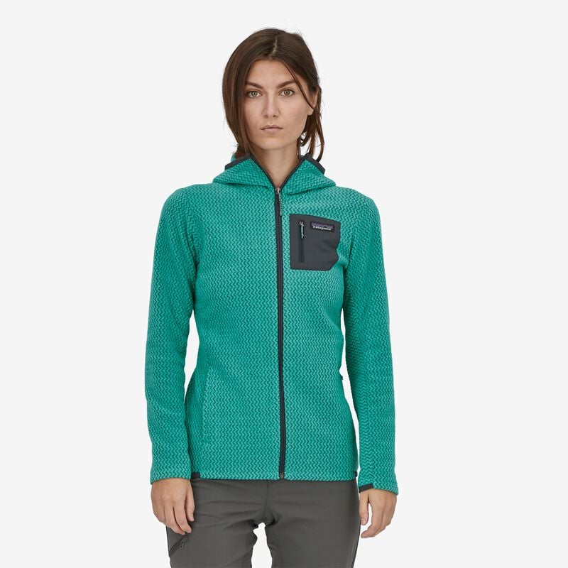 Patagonia Women's R1® Air Full-Zip Hoody - Fresh Teal