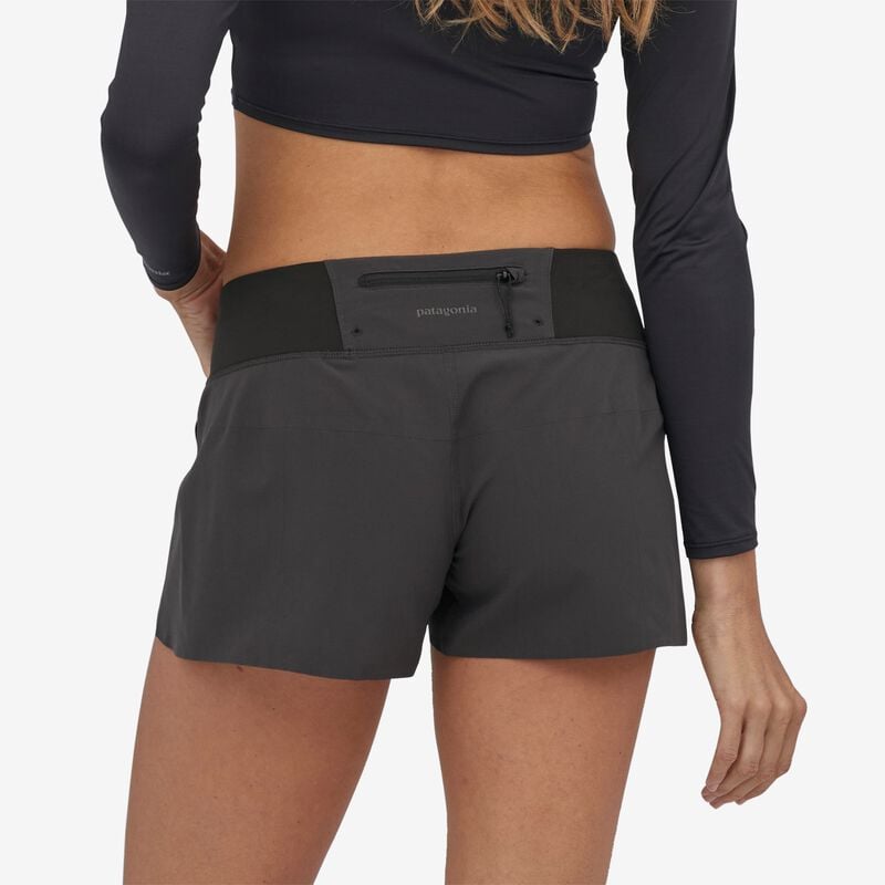Patagonia Women's Stretch Hydropeak Surf Shorts - 3½" - Ink Black